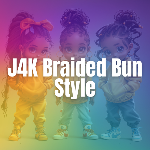 J4K Braided Bun Style