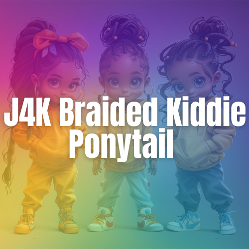 J4K Braided Kiddie Ponytail